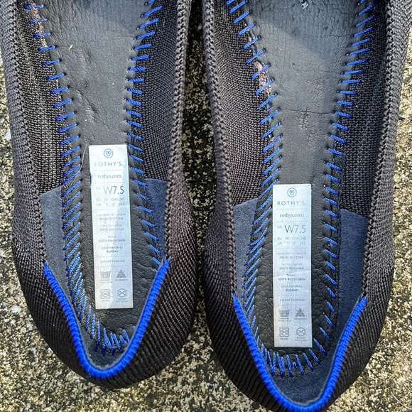 Rothy’s black point size 7.5 VGUC - Picture 4 of 4